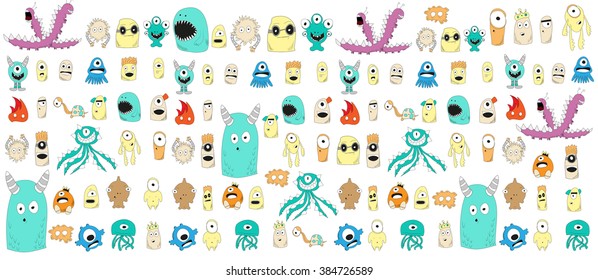 Little monsters background