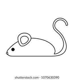 little mouse isolated icon