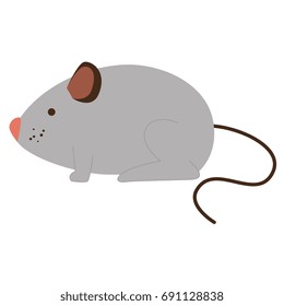 little mouse isolated icon