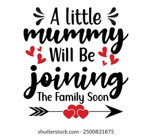 A little mummy will be joining the family soon T-Shirt, Coquette Halloween, Halloween Quotes, Fall Design, Spooky Season, Pumpkin T-shirt, October T-shirt, Funny Halloween Shirts, Cut File For Cricut