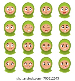 30 Foto Kartun Muslimah Emoticon  Kumpulan Kartun  HD
