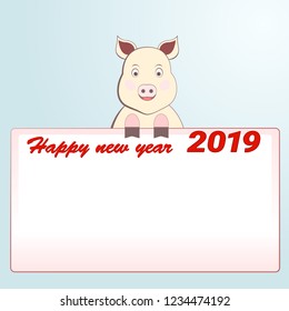 Little new year offers to write down the words. Vector illustration