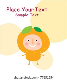 little orange baby