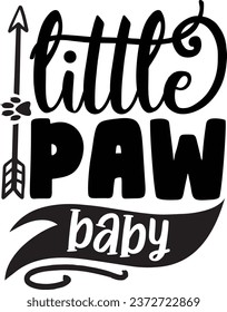 Little paw baby Dog design