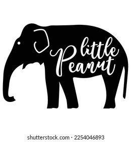 little peanut Shirt print template, typography design for shirt, mug, iron, glass, sticker, hoodie, pillow, phone case, etc, perfect design of mothers day fathers day valentine day Christmas Halloween