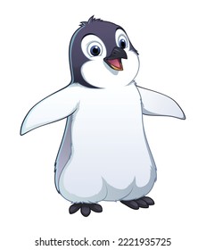 Little Penguin Cartoon Animal Illustration