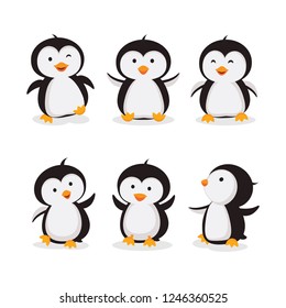 Little penguins vector