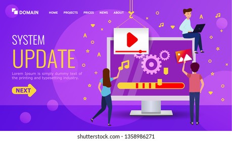 Little people download videos to your computer. Video blog, Team work Support