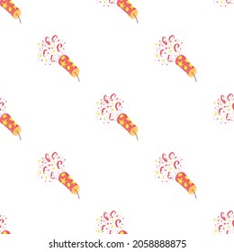 Little petard pattern seamless background texture repeat wallpaper geometric vector
