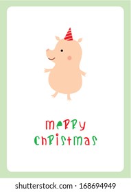 little pig merry christmas