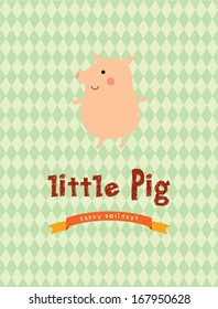 little pig poster