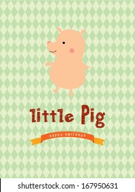 little pig poster