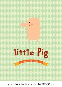 little pig poster