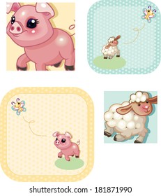 little pig and sheep