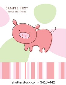 little piggy greeting