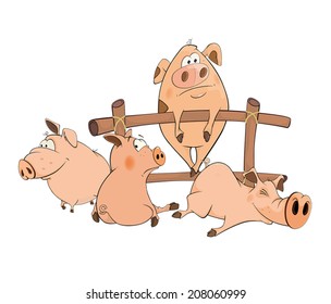 little pigs cartoon