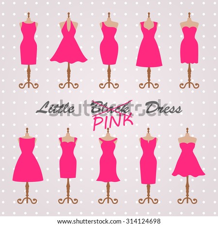 Clip Art Purple Cocktail Dress