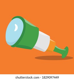 pequeña ilustración vectorial de diseño pirata