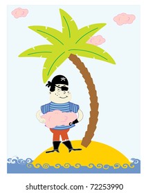 little pirate vector