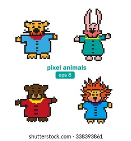 little pixel animals