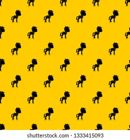 Little pony pattern seamless vector repeat geometric yellow for any design
