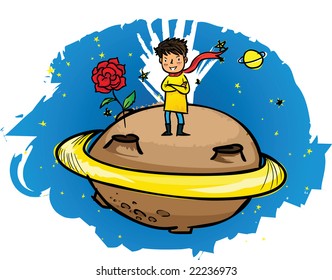 Little Prince at space