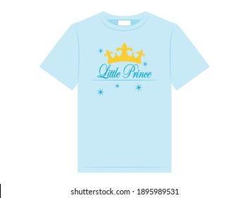 Little prince t-shirt design, vector illustration