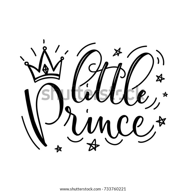 Little Prince Vector Poster Decor Elements Stock Vector (Royalty Free ...