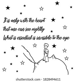 The little prince words phrase