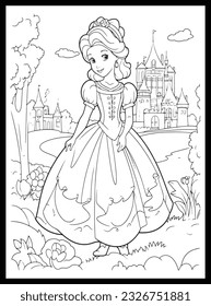 Little Princess Coloring page for kids