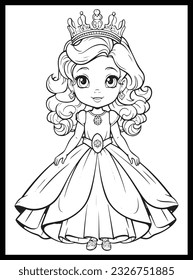Little Princess Coloring page for kids