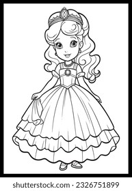 Little Princess Coloring page for kids