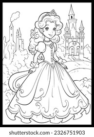 Little Princess Coloring page for kids