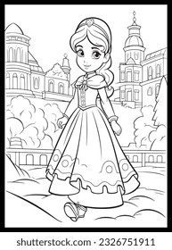 Little Princess Coloring page for kids