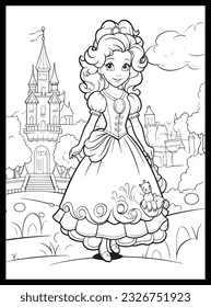 Little Princess Coloring page for kids