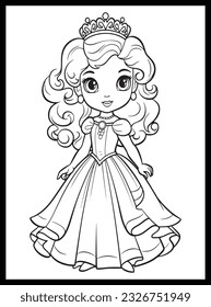 Little Princess Coloring page for kids