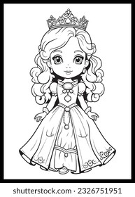 Little Princess Coloring page for kids