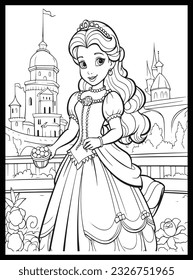 Little Princess Coloring page for kids