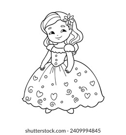 Little Princess Coloring page for kids