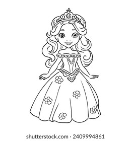 Little Princess Coloring page for kids