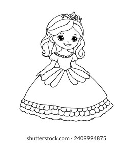 Little Princess Coloring page for kids