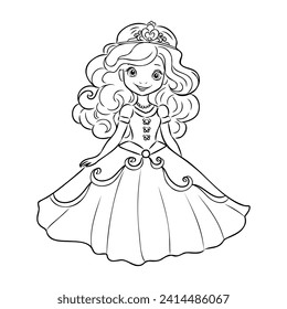 Little Princess Coloring page for kids