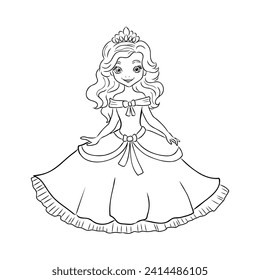 Little Princess Coloring page for kids