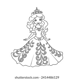 Little Princess Coloring page for kids