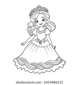 Little Princess Coloring page for kids