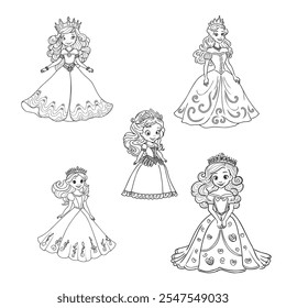 Little Princess Coloring page for kids