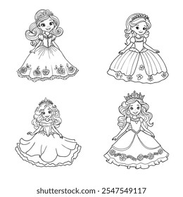 Little Princess Coloring page for kids