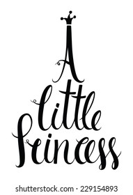 A little princess lettering