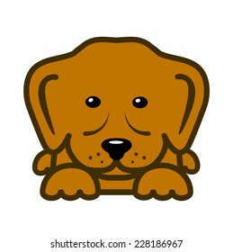 little puppy illustration