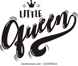  Little Queen lettering design